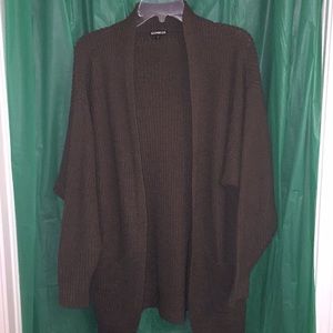 Express no button cardigan